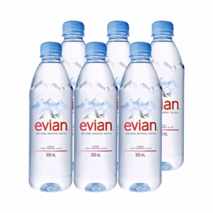 Evian natural mineral water