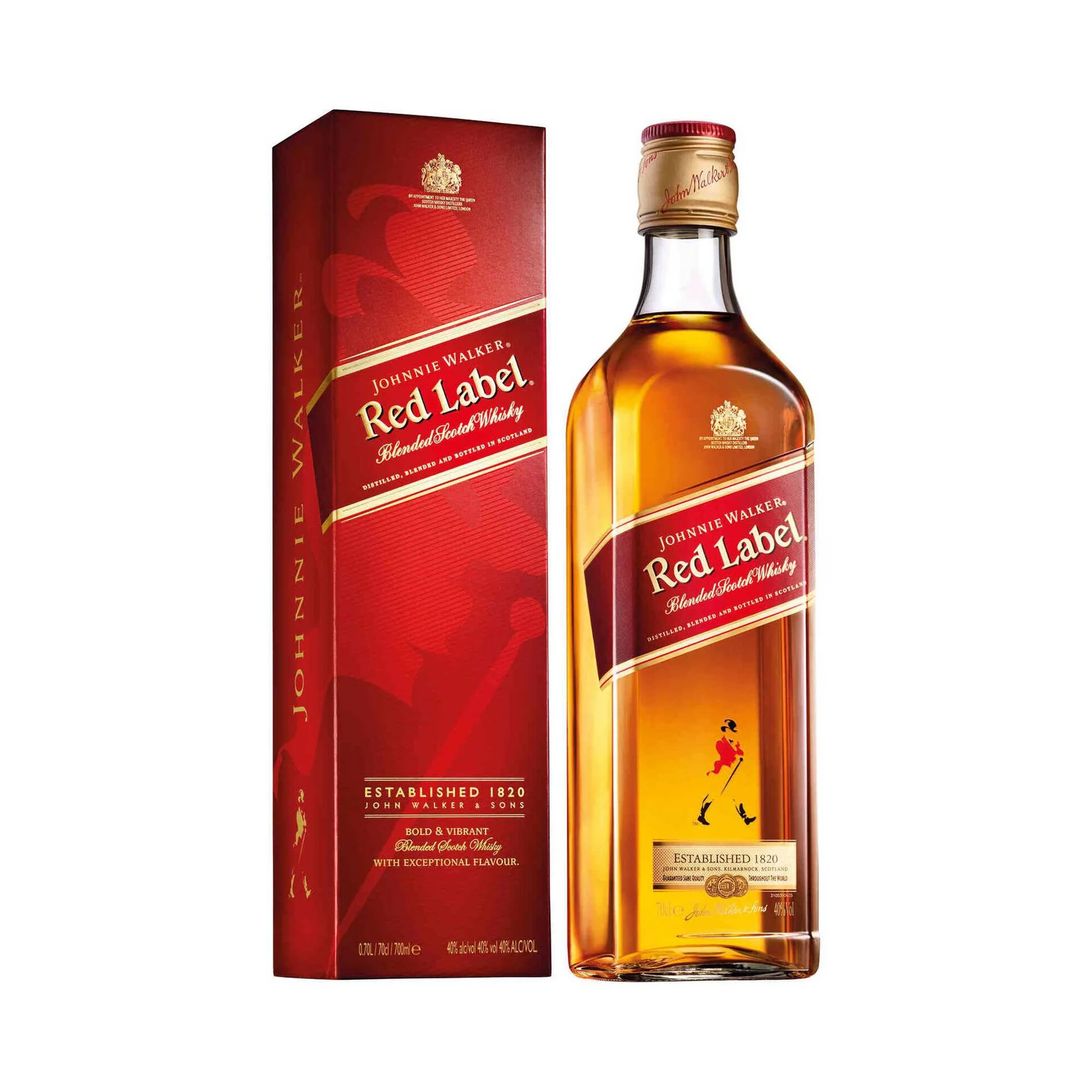Johnnie Walker Red Label - Blended Scotch Whisky (40%)